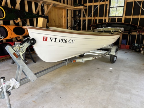 Gig Harbor Jersey Skiff Sailboat/rowboat Lettering from Brian L, VT